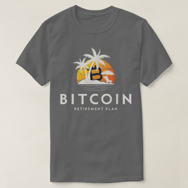 Camiseta Bitcoin mi plan de retiro, divertida inversión 213 (Diseño del anverso)