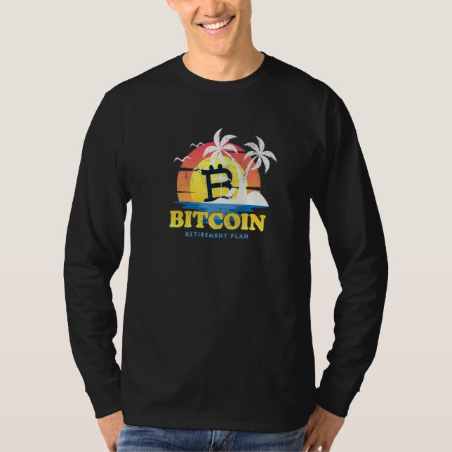 Camiseta Bitcoin Mi plan de retiro Inversión divertida 2 (Anverso)