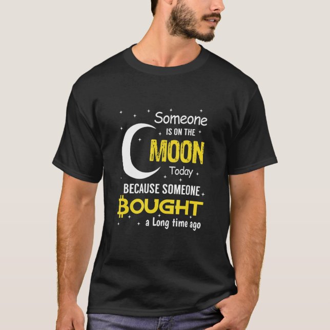 Camiseta Bitcoin Moon Buy And Hold Trader Crypto (Anverso)