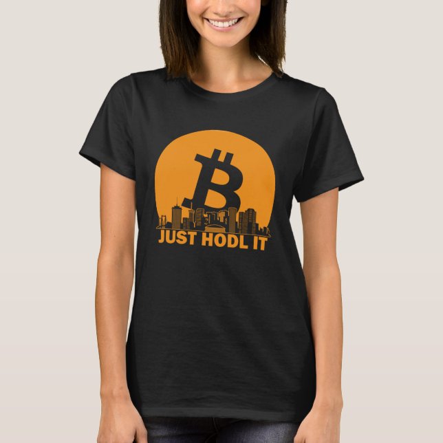 Camiseta Bitcoin New Orleans Skyline  New Orleans Bitcoin M (Anverso)