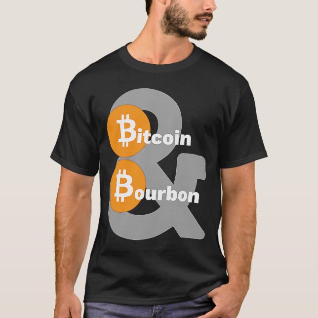 Camiseta Bitcoin Para Hombres Prendas De Bitcoin (Anverso)