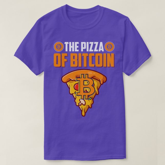 Camiseta Bitcoin Pizza Day 22 de mayo, Bitcoin Cryptocurren (Diseño del anverso)