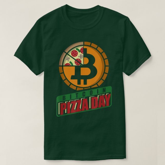 Camiseta Bitcoin Pizza Day, 22 De Mayo Crypto  (Diseño del anverso)