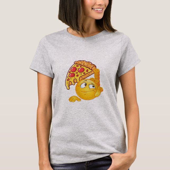 Camiseta Bitcoin Pizza Lazy Trader (Anverso)