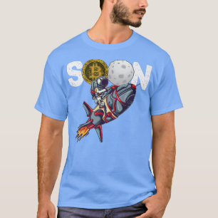 Camiseta Bitcoin PRONTO A Moon Cryptocurrency HODL Llanto g