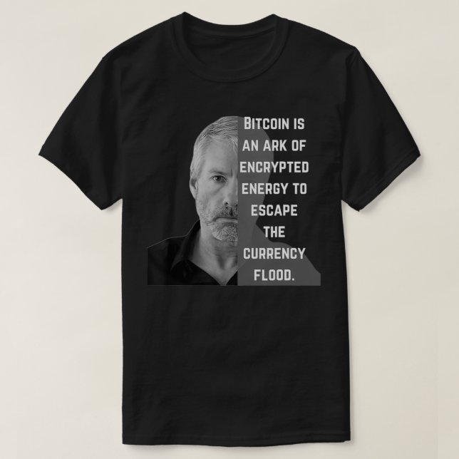 Camiseta Bitcoin T , Regalos Cripticos de Michael Saylor Bi (Diseño del anverso)