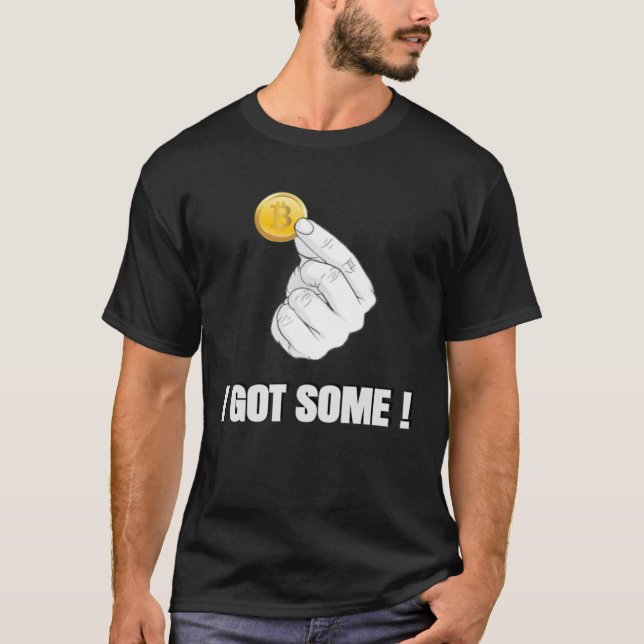 Camiseta Bitcoin TENGO UN POCO DE Crypto BTC (Anverso)