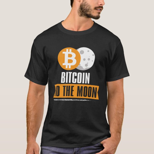 Camiseta Bitcoin to the Moon  BTC (Anverso)