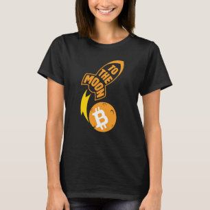 Camiseta Bitcoin to the Moon for Investor Trader BTC