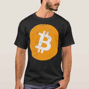 Camiseta Bitcoin Vintage BTC Coin Logo Crypto #bitcoin Dist