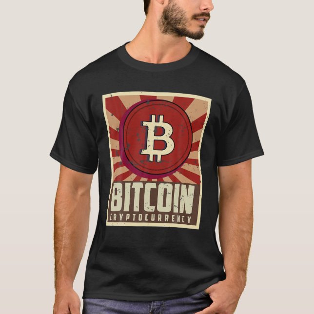 Camiseta Bitcoin Vintage Criptocurrency Coin BTC Hodl Graph (Anverso)