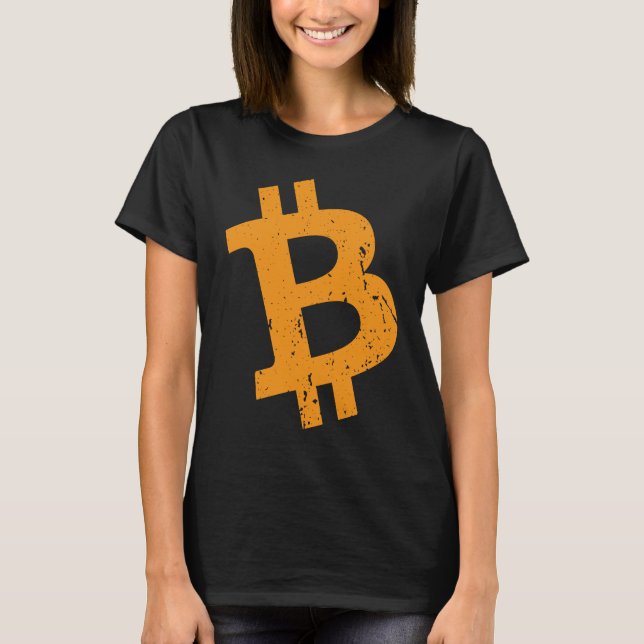 Camiseta Bitcoin Vintage Crypto Blockchain Bitcoin (Anverso)