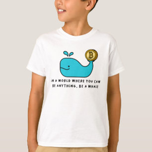 Camiseta Bitcoin Whale Crypto Investor & BTC Trading Design