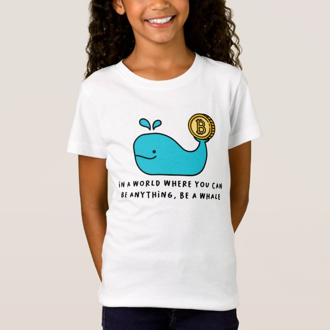 Camiseta Bitcoin Whale T-Shirt (Anverso)