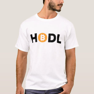 Camiseta bitcoína de retención