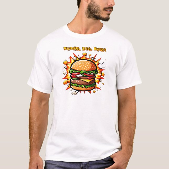 Camiseta Bite Burger Listo, Set (Anverso)