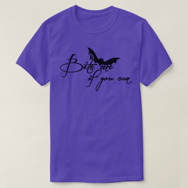 Camiseta Bite me (Diseño del anverso)