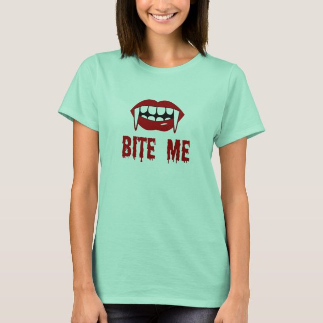 Camiseta Bite Me (Anverso)