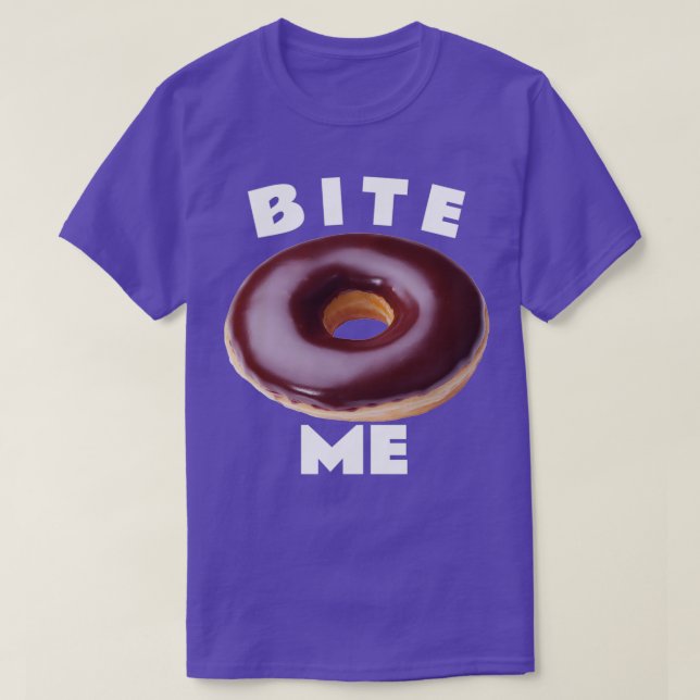 Camiseta Bite Me Chocolate Donut (Diseño del anverso)