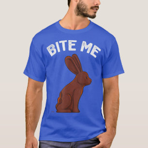 Camiseta Bite Me Easter Bunny Gracioso Chiste Meme Hombres 