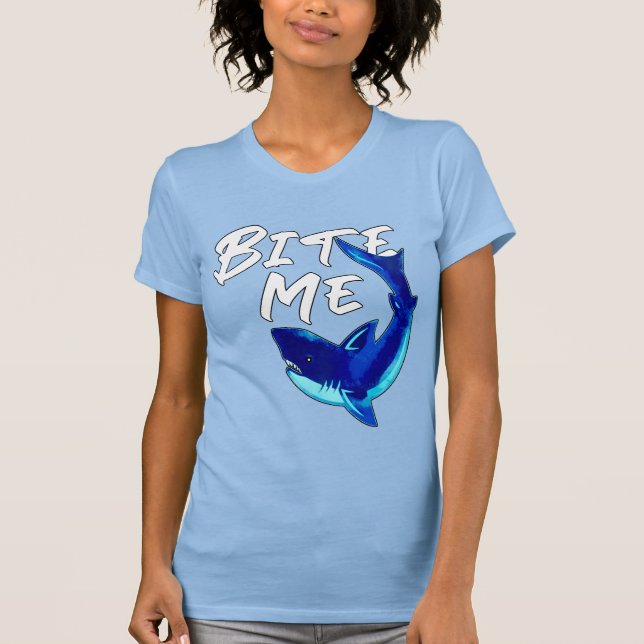 Camiseta Bite Me - Shark (Anverso)