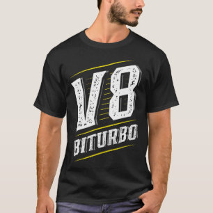 Camiseta Biturbo V8 - Turbo Engine - Ajuste de motodeportes