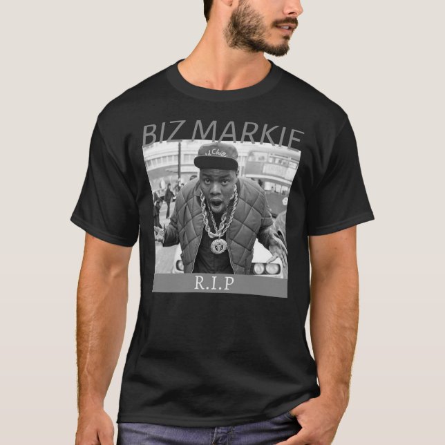 Camiseta Biz Markie RIP Biz Classic T-Shirt (Anverso)