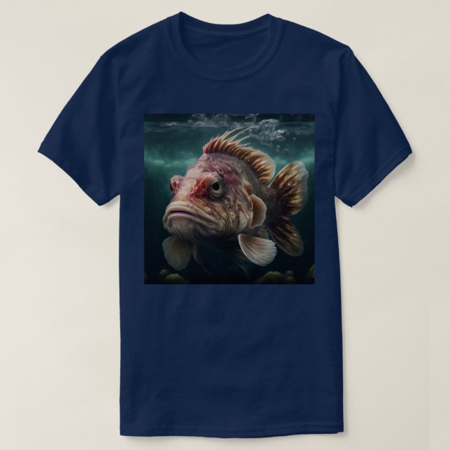 Camiseta Bizarre Fish (Diseño del anverso)