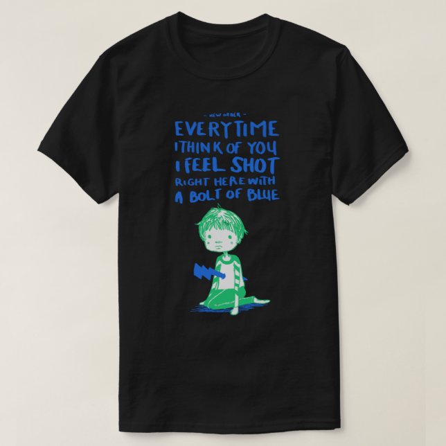 Camiseta Bizarre Love Triangle - Nuevo ilustracion de orden (Diseño del anverso)