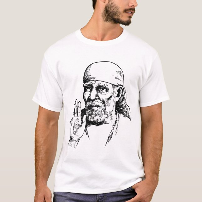 Camiseta BIZCOCHO BORRACHO hindú del santo SAI (Anverso)