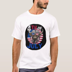 Camiseta Bizón acuático moderno 4 de julio Día de la Indepe