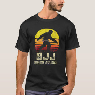 Camiseta BJJ Bigfoot T Shirt Funny Sasquatch Jiu Jitsu Mart