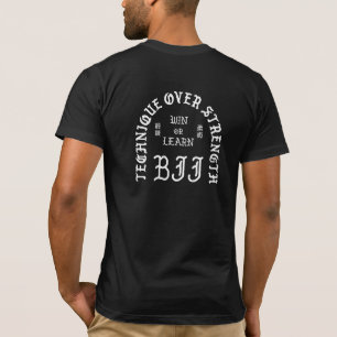 Camiseta BJJ Blackletter (blanco)