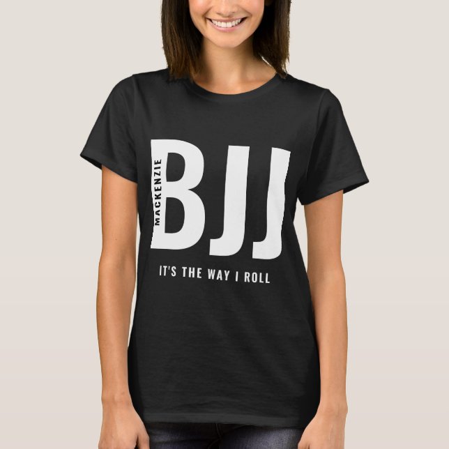 Camiseta BJJ Brasileño Jiu Jitsu Camino a la vestimenta Yo  (Anverso)
