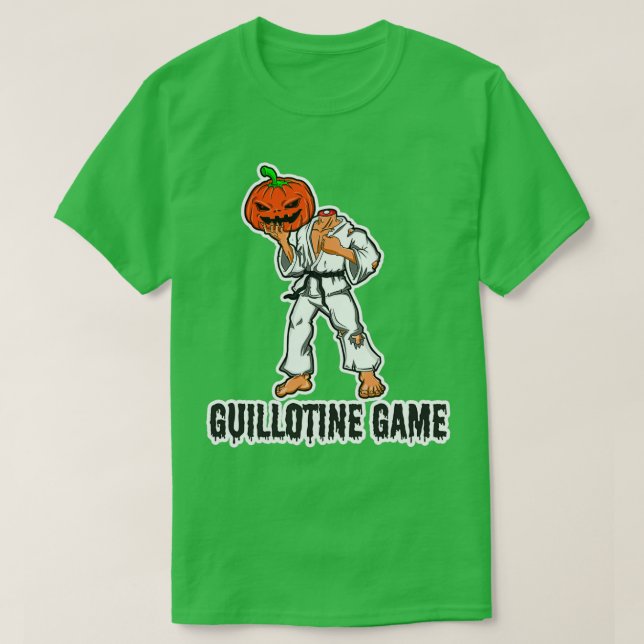 Camiseta BJJ Brasileño Jiu Jitsu Diseño Cabezal JackOLanter (Diseño del anverso)