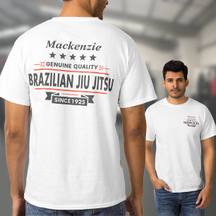 Camiseta BJJ Brasileño Jiu jitsu Frente y Trasero Personali