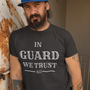 Camiseta BJJ en guardia confiamos en Jiu Jitsu brasileño