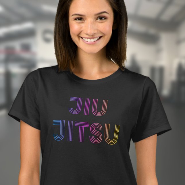 Camiseta BJJ Funky brasileño Jiu Jitsu Black (Women's Jiu Jitsu T-shirt)