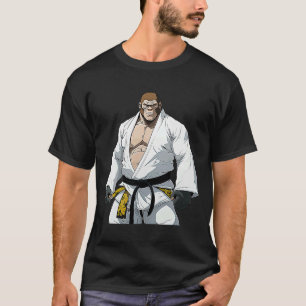 Camiseta BJJ Gorila brasileña Jiu Jitsu y el apacentamiento