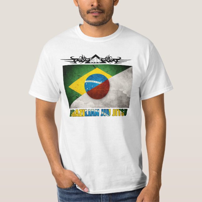 Camiseta BJJ Japón - fusión japonesa brasileña T de la (Anverso)