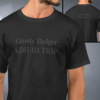 Camiseta BJJ Jiu Jitsu Kimura Trap Black Personalizado