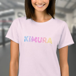 Camiseta BJJ Kimura brasileña Jiu Jitsu Mujeres Rosa