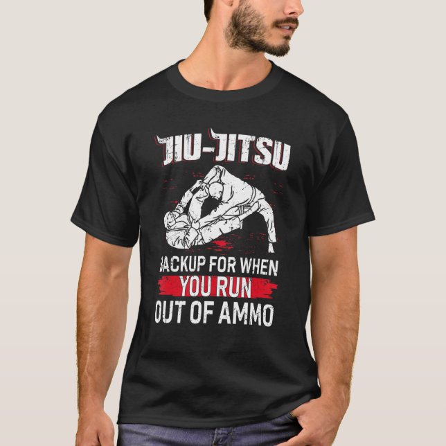 Camiseta Bjj & Mma Design Brazilian Jiu Jitsu (Anverso)