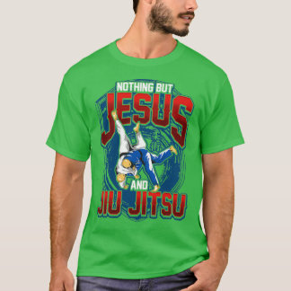Camiseta BJJ Nada Más Que Jesús Y Jiu Jitsu JiuJitsu