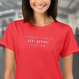 Camiseta BJJ: No puedo tener Jiu Jitsu Arte Suave Mujer