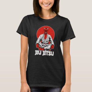 Camiseta Bjj Oni Demon Red Brasileño Jiu Jitsu Y Grapor