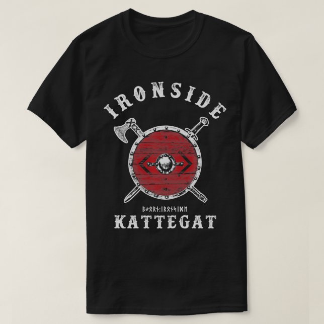 Camiseta Bjorn Ironside Kattegat Viking Shield Pullover (Diseño del anverso)