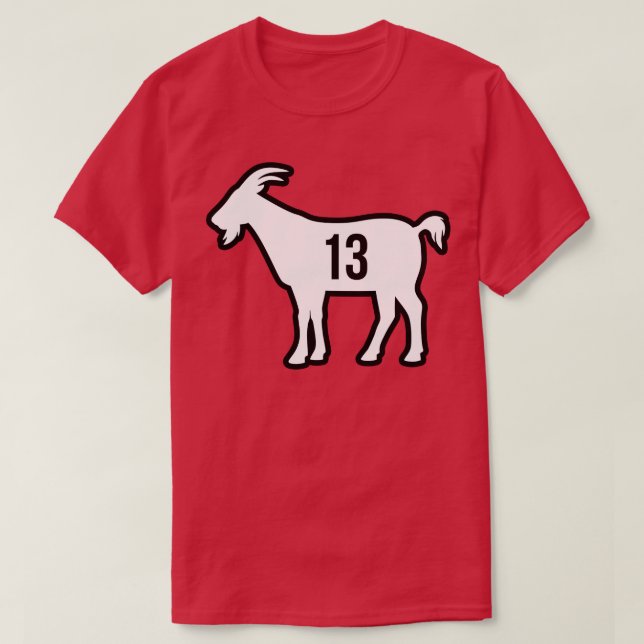 Camiseta BK GOAT 13 negro (Diseño del anverso)