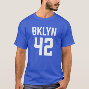 Camiseta BKLYN 42 Gráfico Clásico Para Ventilador De Béi