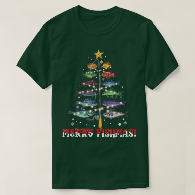 Camiseta BL83 Árbol de Navidad Feliz Navidad Feliz Navidad  (Diseño del anverso)